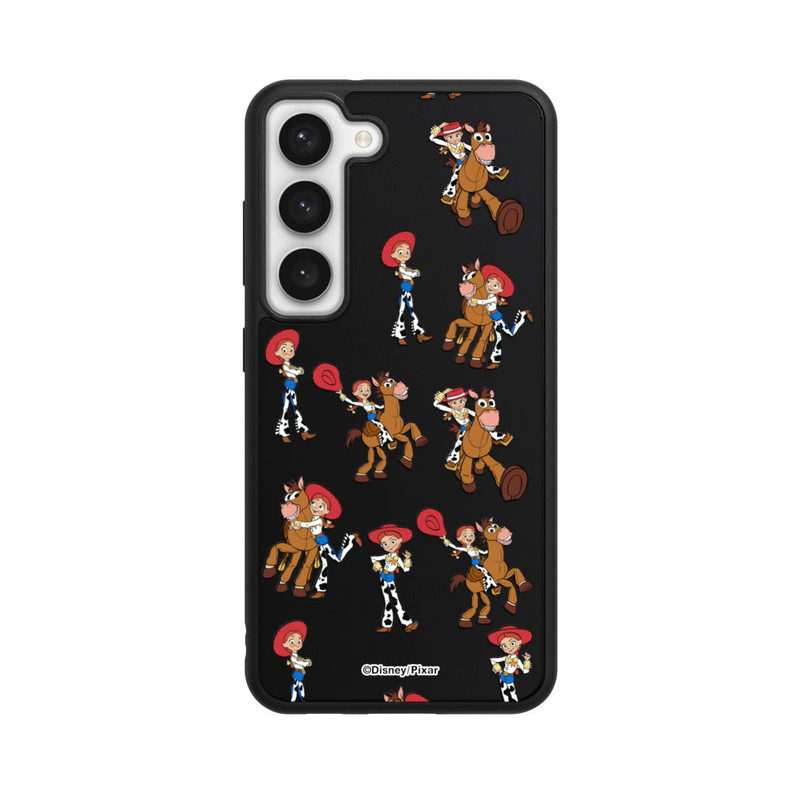 Galaxy S23 Base Case Toy Story 5 Jessie Cowboy Pattern Transparent