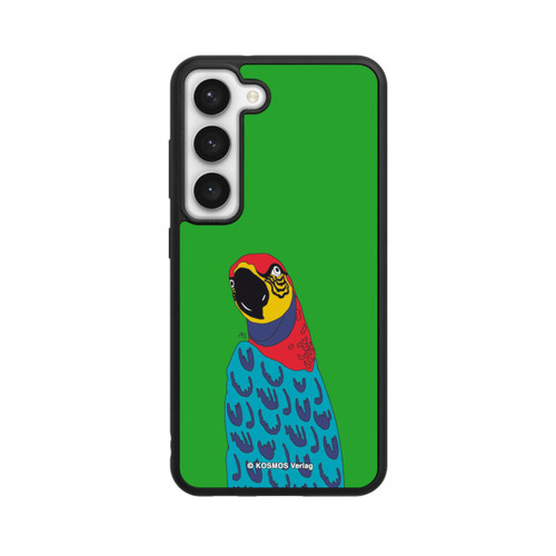 Samsung Galaxy S23 Base Case Drei Fragezeichen und der Super-Papagei