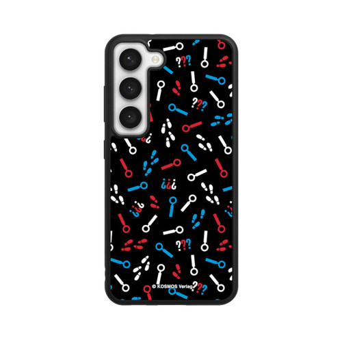 Samsung Galaxy S23 Base Case Drei Fragezeichen Detektiv Muster