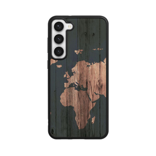 Samsung Galaxy S23+ Base Case Wooden World Map