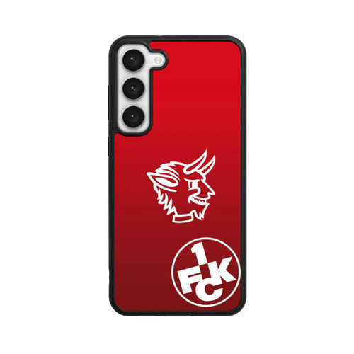 Samsung Galaxy S23+ Base Case Teufelskopf FCK auf Rot