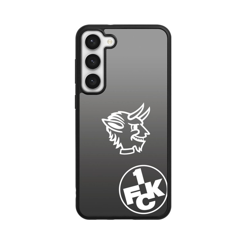 Galaxy S23 + Base Case Teufelskopf FCK auf Schwarz