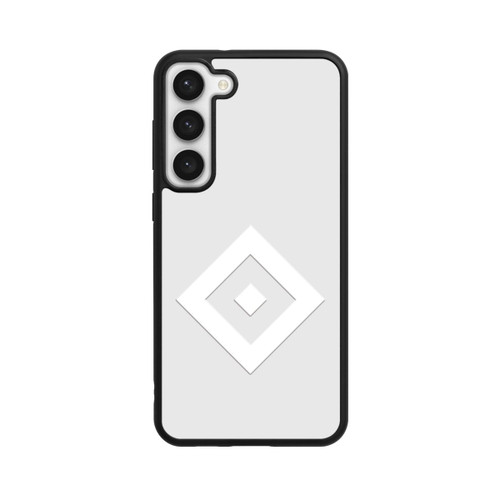 Samsung Galaxy S23+ Base Case Rauten Logo auf HSV Grau