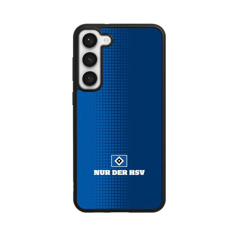 Galaxy S23 + Base Case Nur der HSV - Rautenraster Blau
