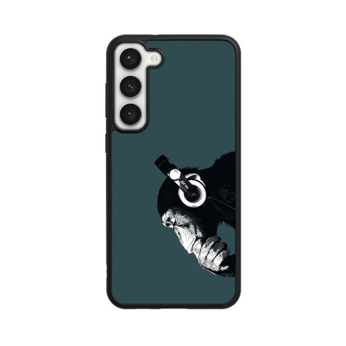 Samsung Galaxy S23+ Base Case Denkender Affe Blau