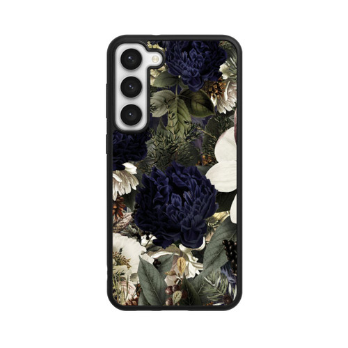 Samsung Galaxy S23+ Base Case Dunkle Mitternachts Barock Vintage Blumen