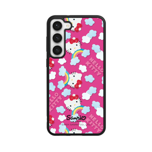 Samsung Galaxy S23+ Base Case Hello Kitty Regenbogenmuster