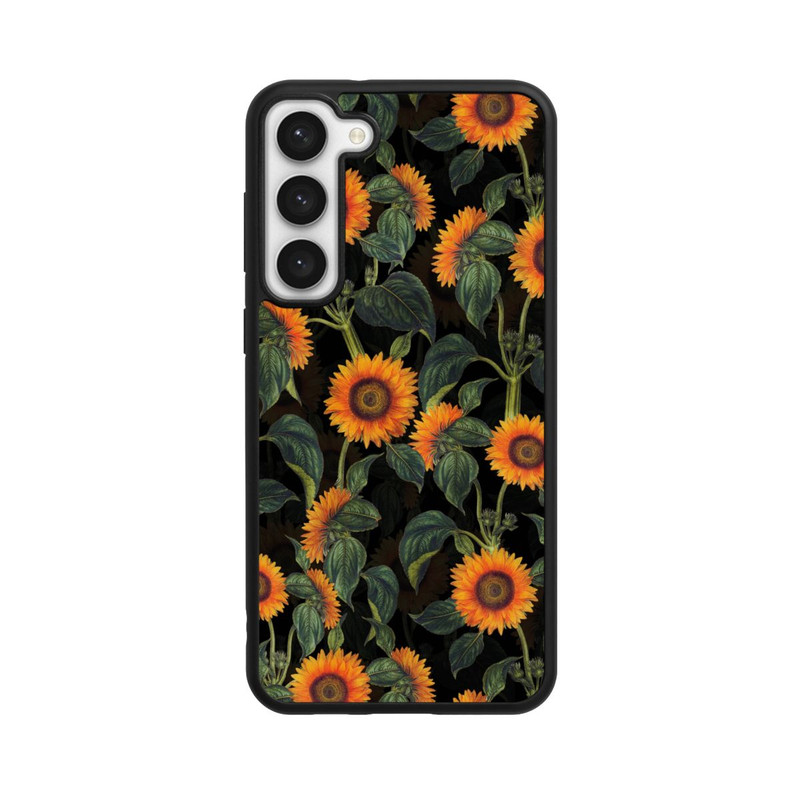 Galaxy S23 + Base Case Sonnenblume schwarz