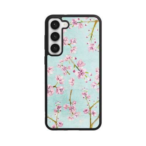 Samsung Galaxy S23+ Base Case Kirschblütenzweigmuster Hellblau