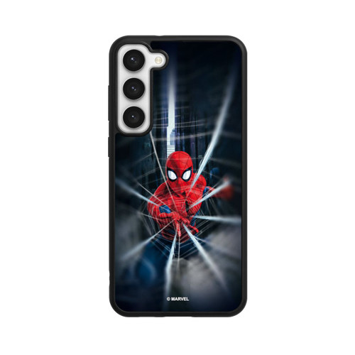 Samsung Galaxy S23+ Base Case Spider-Man Webs In Action