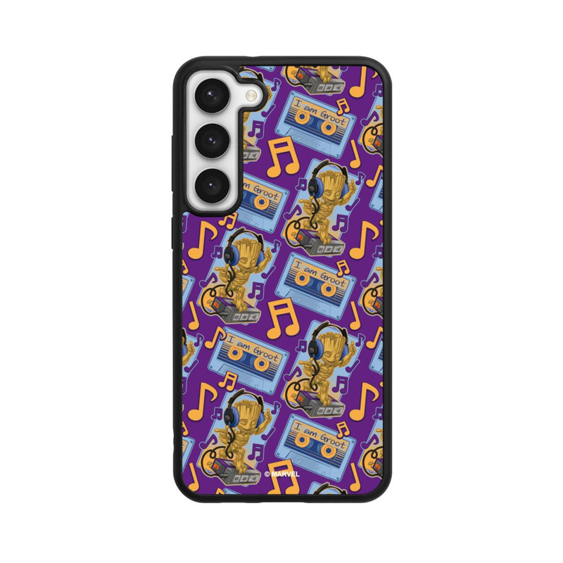 Galaxy S23 + Base Case Groot Comic Headphones Guardians of the Galaxy