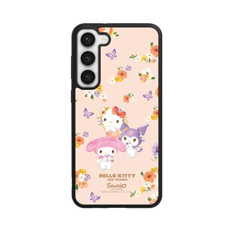 Galaxy S23 + Base Case Hello Kitty Frühlingsblumen