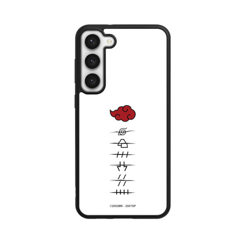 Samsung Galaxy S23+ Base Case Akatsuki Mitgliedersymbole Weiß