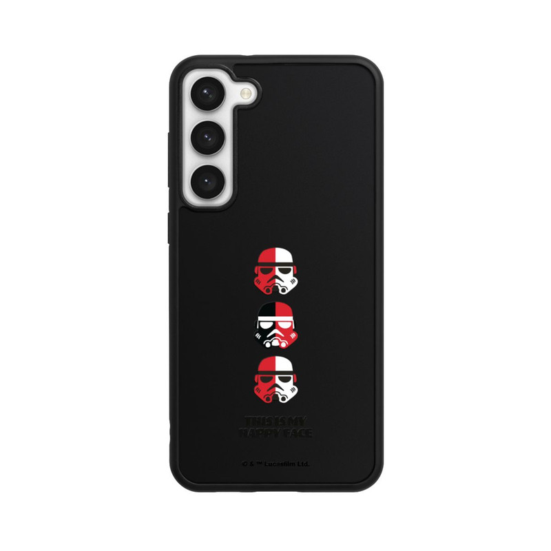 Galaxy S23 + Base Case Storm Trooper Happy Face