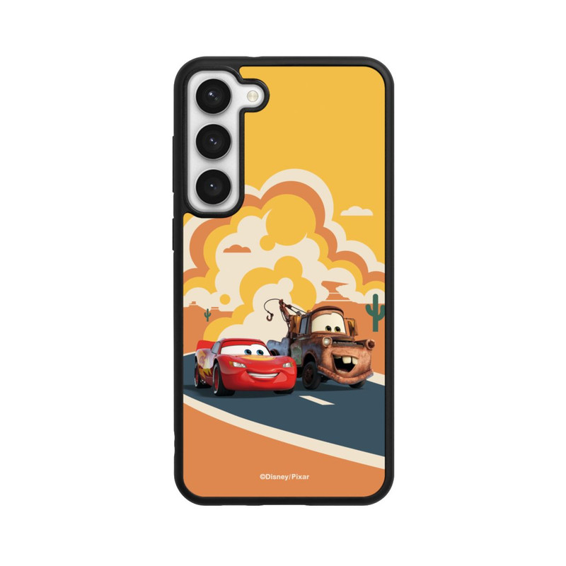 Galaxy S23 + Base Case Disney Cars Lightning McQueen Und Hook on the Road