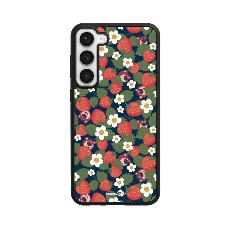 Galaxy S23 + Base Case Lotso Toy Story Strawberry Flower Pattern
