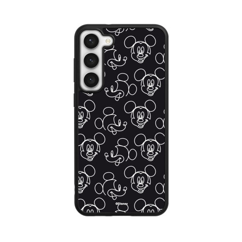 Samsung Galaxy S23+ Base Case Disney Mickey Muster Schwarz