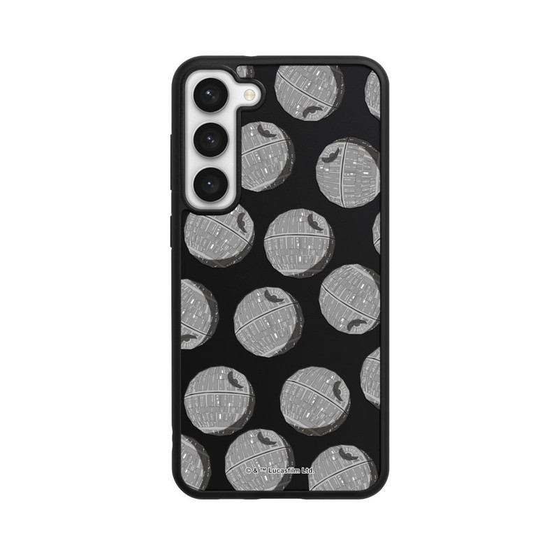 Galaxy S23 + Base Case death-star-pattern-transparent