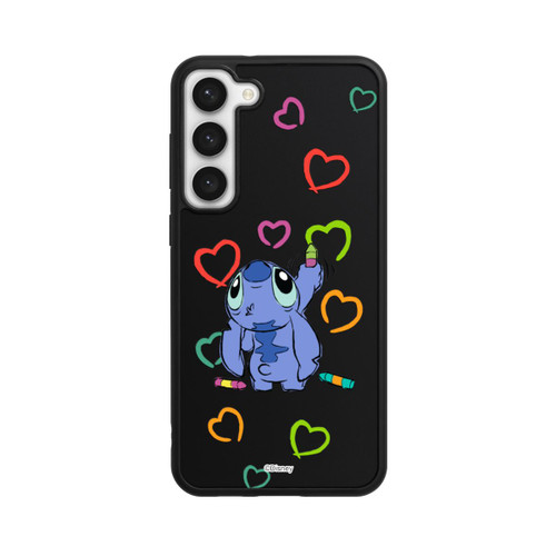 Samsung Galaxy S23+ Base Case Stitch Draws a Heart Transparent