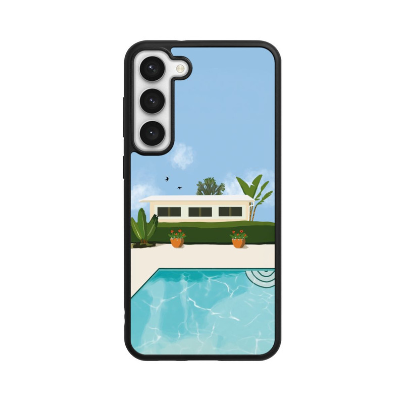 Galaxy S23 + Base Case California Backyard by Roberta Murray