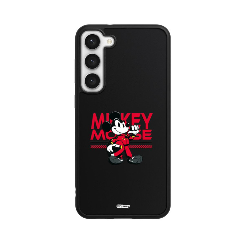 Galaxy S23 + Base Case Micky Maus Rennfahrer Transparent