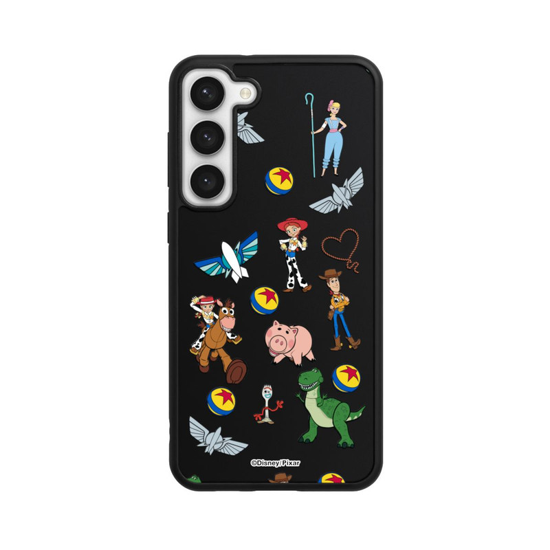 Galaxy S23 + Base Case Toy Story 5 Hero Toys Pattern Transparent