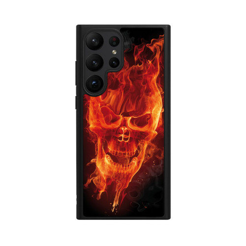 Samsung Galaxy S23 Ultra Base Case Burning Skull