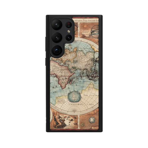 Samsung Galaxy S23 Ultra Base Case Vintage Weltkarte