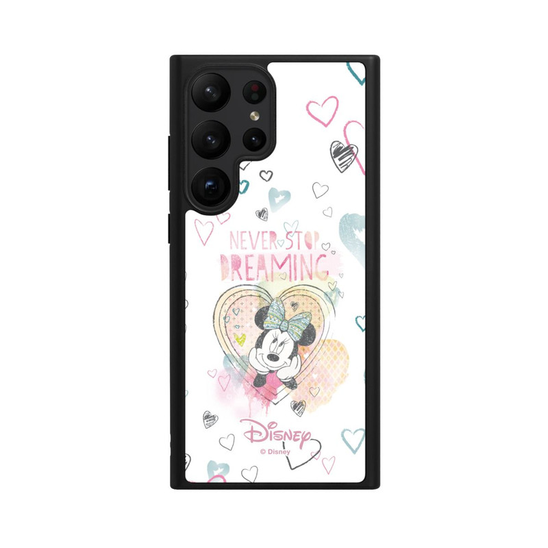 Galaxy S23 Ultra Base Case Minnie Never Stop Dreaming