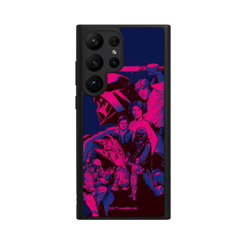 Galaxy S23 Ultra Base Case StarWars Charaktere - Ultraviolet