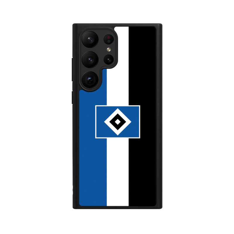 Galaxy S23 Ultra Base Case HSV Streifen - Blau-Weiß-Schwarz
