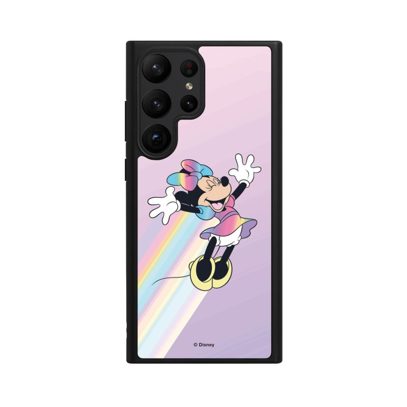 Galaxy S23 Ultra Base Case Minnie Rainbow