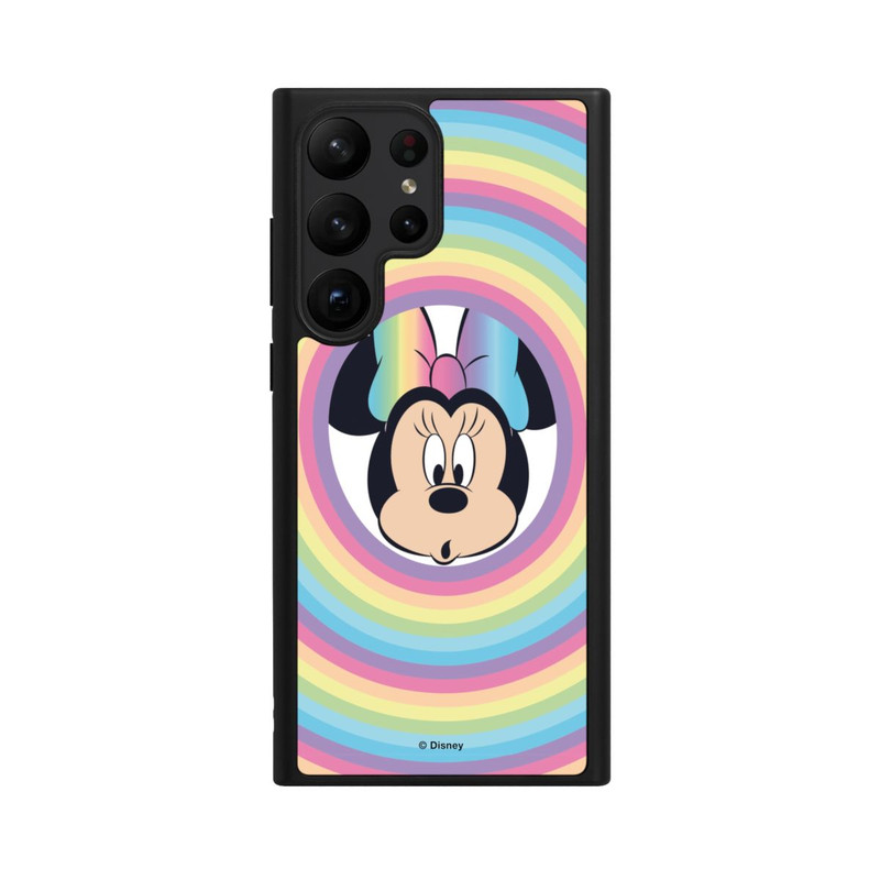 Galaxy S23 Ultra Base Case Minnie Rainbow Circle