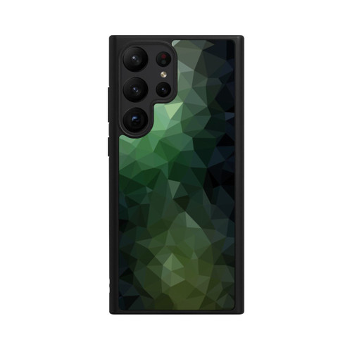 Samsung Galaxy S23 Ultra Base Case Polygonal Mosaic Green