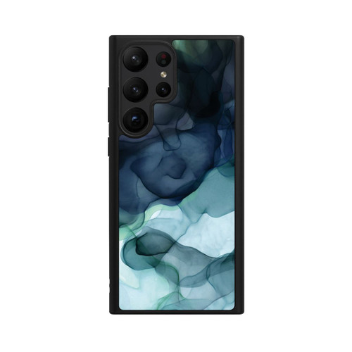 Samsung Galaxy S23 Ultra Base Case Flüssig Kunst Dämmerungsstimmung