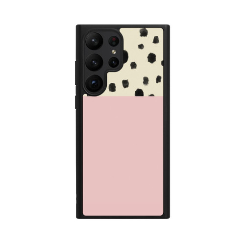 Samsung Galaxy S23 Ultra Base Case Punkte und Rosa