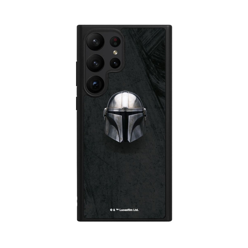 Galaxy S23 Ultra Base Case Schwarzer Mandalorianer Helm
