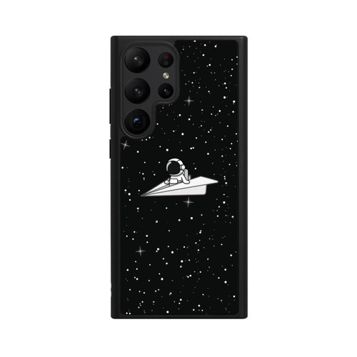 Samsung Galaxy S23 Ultra Base Case Astronaut Paper Plane Comic