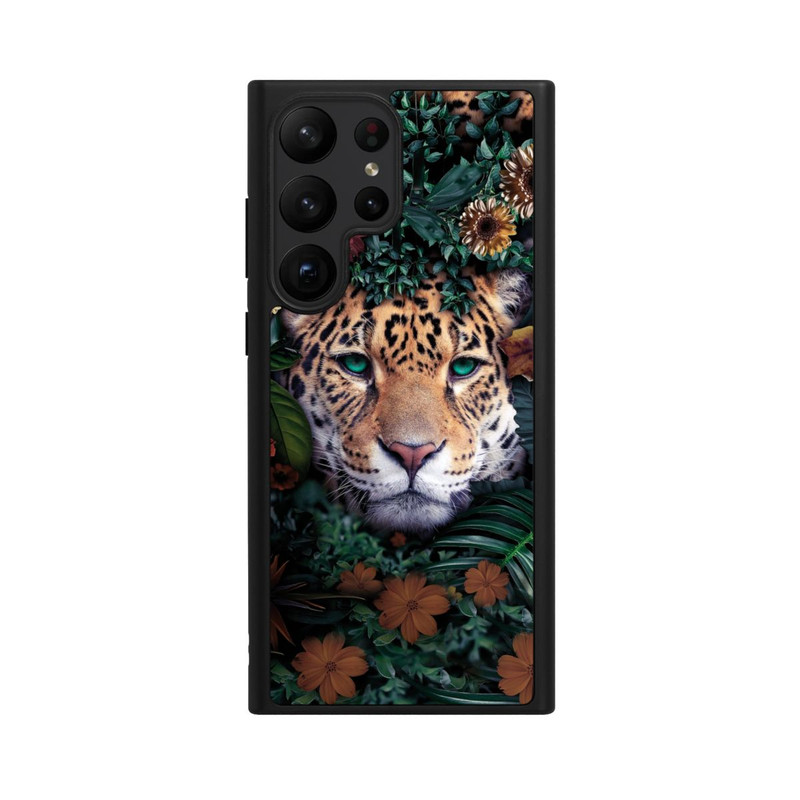 Galaxy S23 Ultra Base Case Jaguar im Dschunglegrün