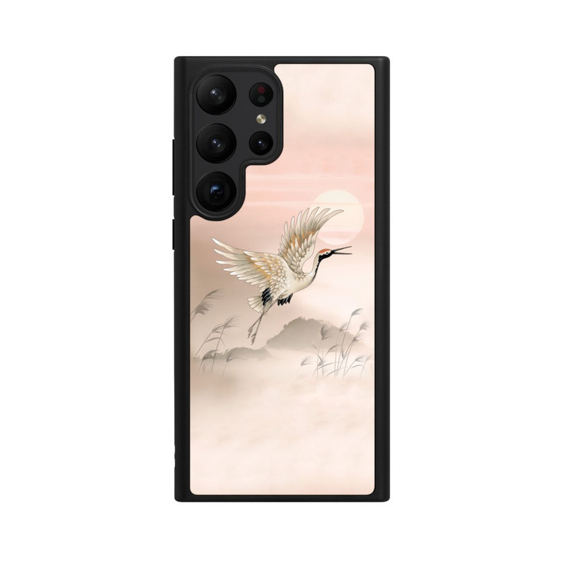 Galaxy S23 Ultra Base Case Fliegender Kranich