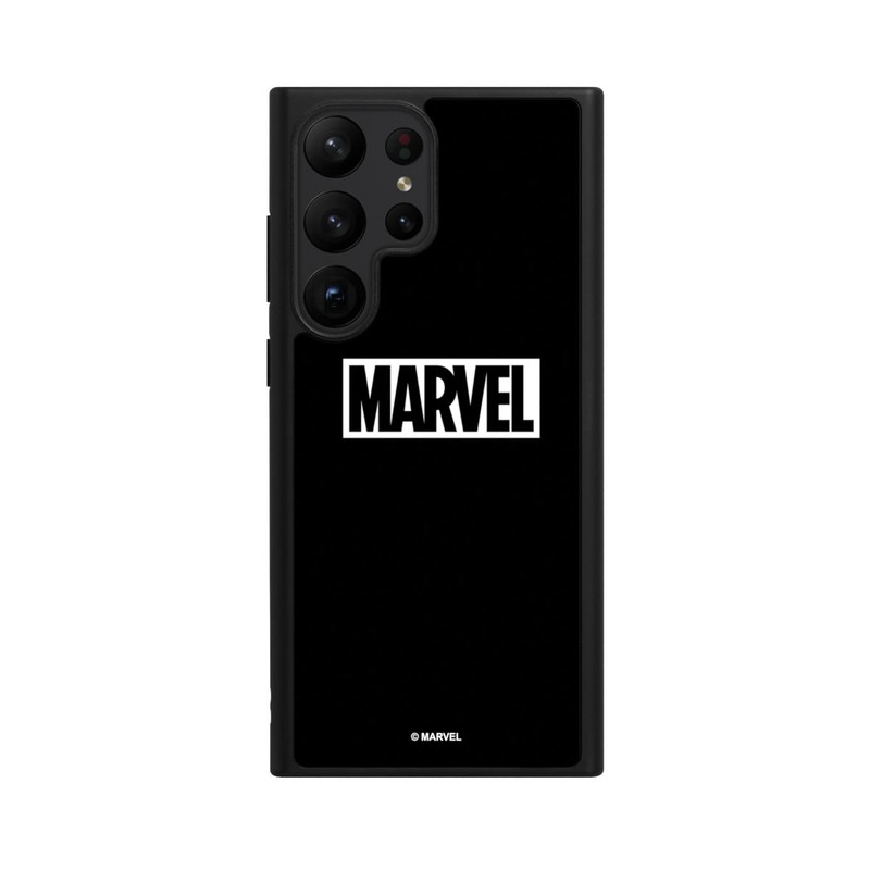 Galaxy S23 Ultra Base Case Marvel Logo Black