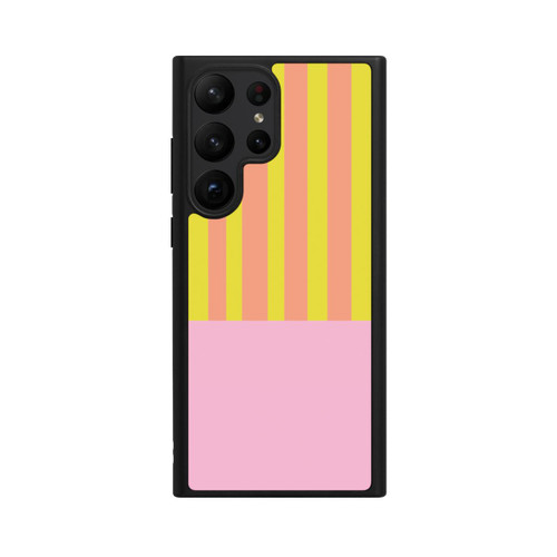 Samsung Galaxy S23 Ultra Base Case Neonfarbige Streifen