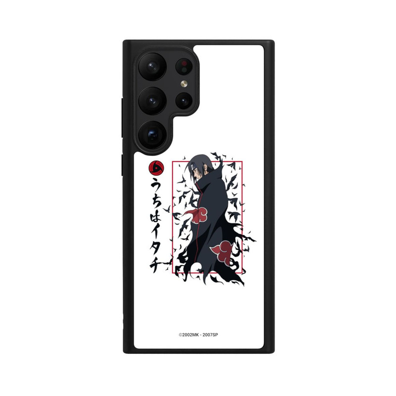 Galaxy S23 Ultra Base Case Itachi Krähen Weiß