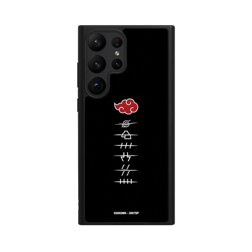 Samsung Galaxy S23 Ultra Base Case Akatsuki Mitgliedssymbole Schwarz