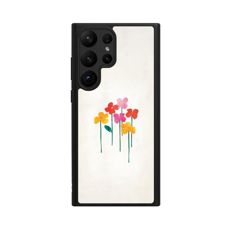 Galaxy S23 Ultra Base Case Kleine glückliche Blumen