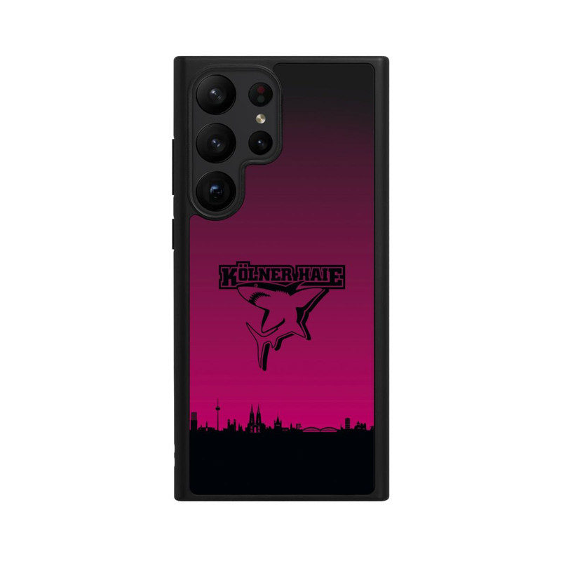 Galaxy S23 Ultra Base Case Kölner Haie Skyline Pink