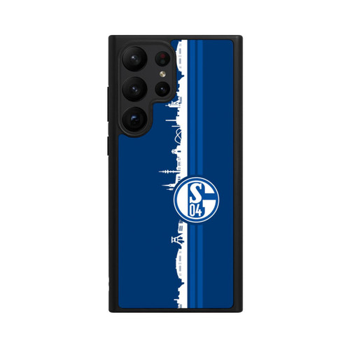 Samsung Galaxy S23 Ultra Base Case Schalke 04 Skyline Blau