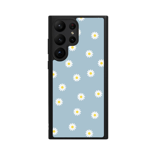 Samsung Galaxy S23 Ultra Base Case Gänseblümchen Muster Blau