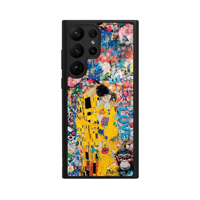 Galaxy S23 Ultra Base Case Graffiti Kiss