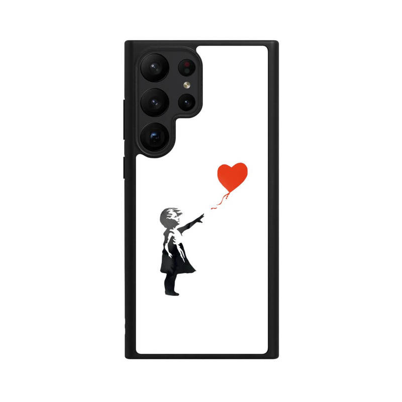 Galaxy S23 Ultra Base Case Girl With Red Balloon